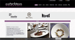 Desktop Screenshot of caterideas.com