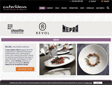 Tablet Screenshot of caterideas.com